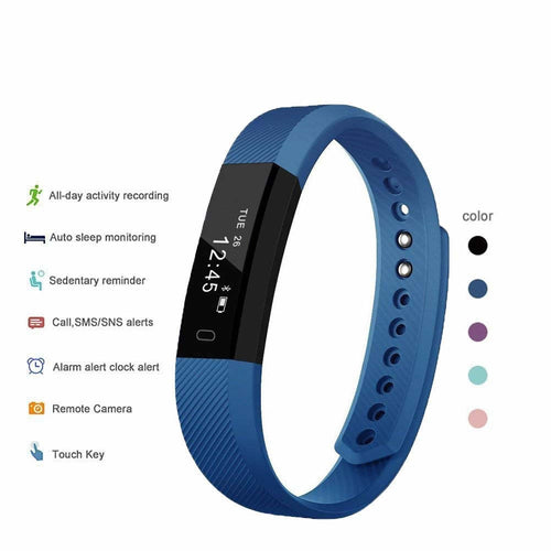 GearPeak SmartFit Slim Activity Tracker Smart Watch – Heart Rate, Sleep & Step Monitor