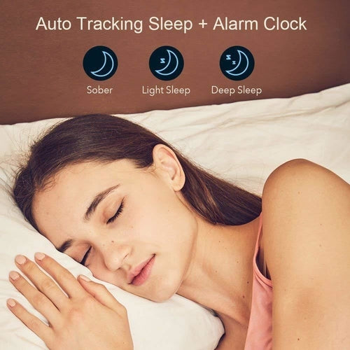 GearPeak SmartFit Slim Activity Tracker Smart Watch – Heart Rate, Sleep & Step Monitor