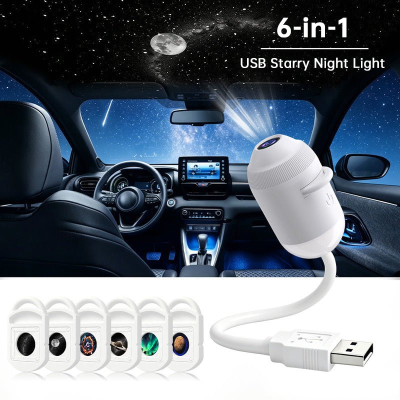 GearPeak 5D Holographic Galaxy Projector – Smart LED Night Light with 24 Film Discs for Bedroom & Party