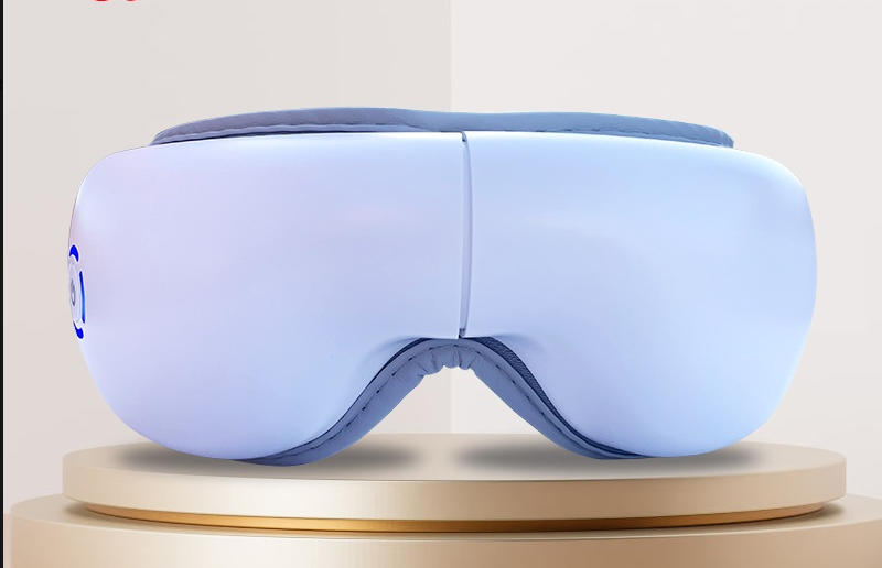 GearPeak Eye Massager with Heat Therapy & Bluetooth – Rechargeable Vibrating Eye Mask for Fatigue Relief