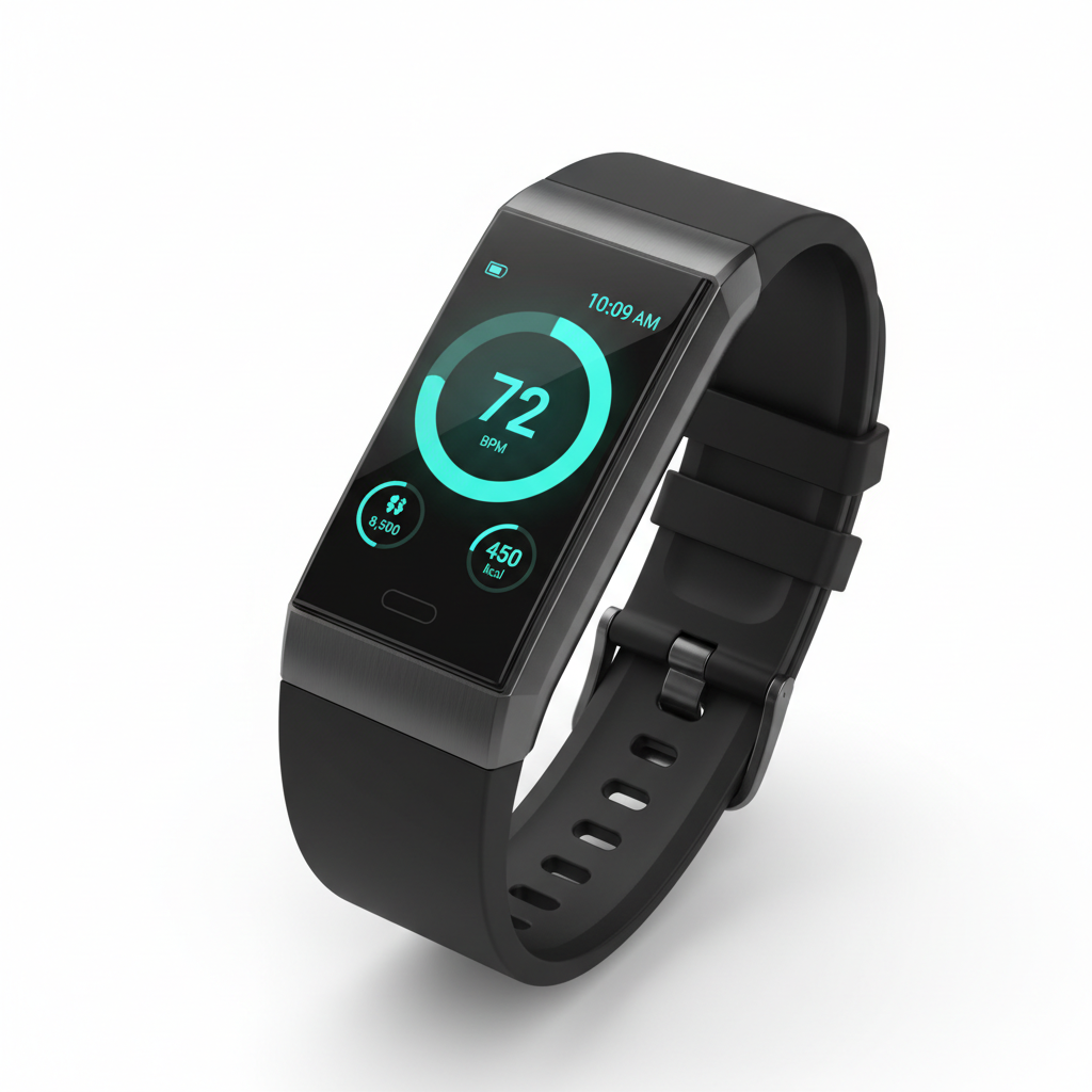 GearPeak SmartFit Slim Activity Tracker Smart Watch – Heart Rate, Sleep & Step Monitor