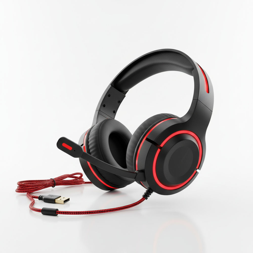 Dragon Space G3600 Wired Stereo Gaming Headset – PC, PS4, PS5 & Xbox Compatible