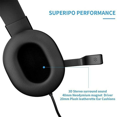 Dragon Space G3600 Wired Stereo Gaming Headset – PC, PS4, PS5 & Xbox Compatible
