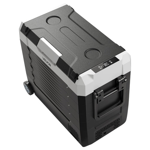 GearPeak Portable Car Refrigerator – 12V/24V DC & 240V AC Compressor Cooler, -20°C Cooling